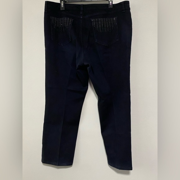 Jones New York Jeans Women's Short Plus 2X Indigo Denim Tummy Slimming - Picture 5 of 16